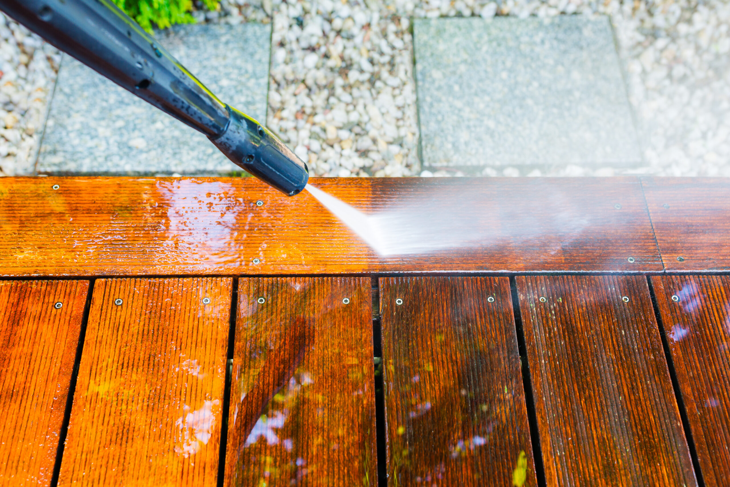 Cleaning,The,Terrace,With,A,Pressure,Washer,-,High-pressure,Cleaner
